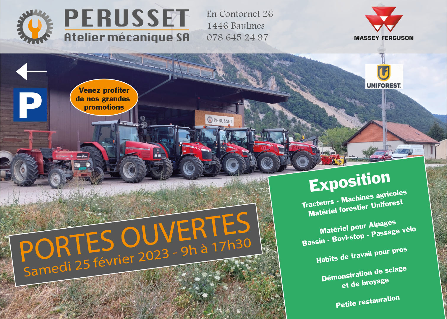 perusset porte ouvert